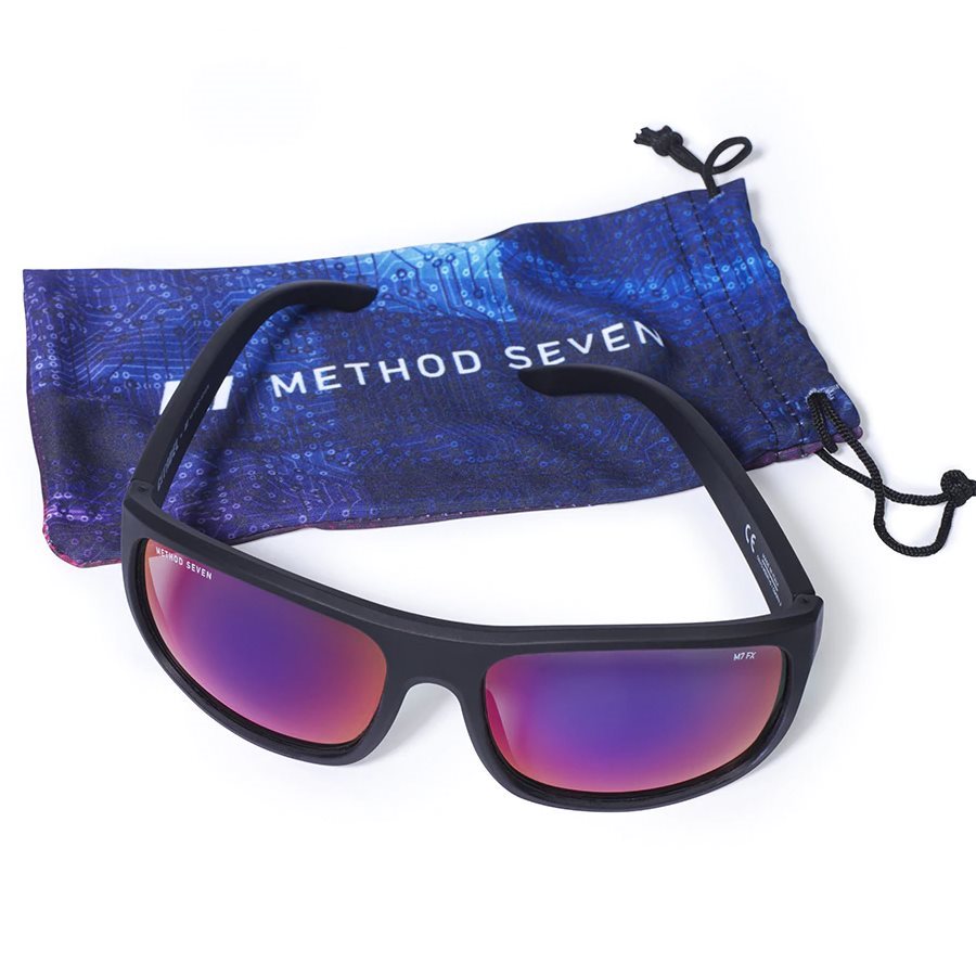 Method Seven Citadel FX2 Grow Room Glasses – Matte Black Full Spectrum LED & CMH Protective Eyewear