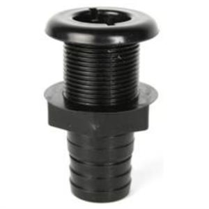 THRU HULL FITTING 3 / 4" INCLUDES 2X RUBBER WASHERS (25 / CS)