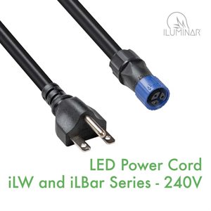 ILUMINAR LED IP67 240 V INPUT POWER CONN CORD (1)