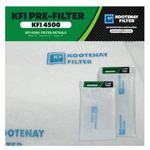 KOOTENAY 4500 REPLACEMENT PRE-FILTER GREEN LINE (1)