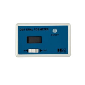 HYDRO-LOGIC TDS MONITOR (BLUE) - IN / OUT PPM MONITOR WITH 3 / 8
